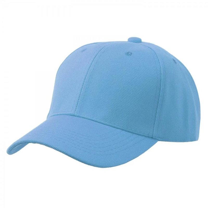 Plain Baseball Cap With Velcro Strap